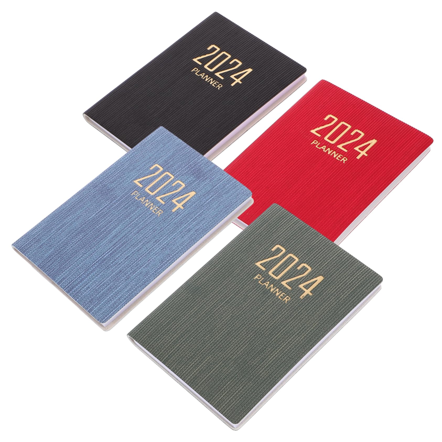 Housoutil 4 set Agenda Giornaliera Quaderno A Righe Quaderno Tascabile Con Fessure Blocco Note Per La Pianificazione Giornaliera Quaderno Punteggiato Per Appunti Di Riunioni 4 pezzi*4