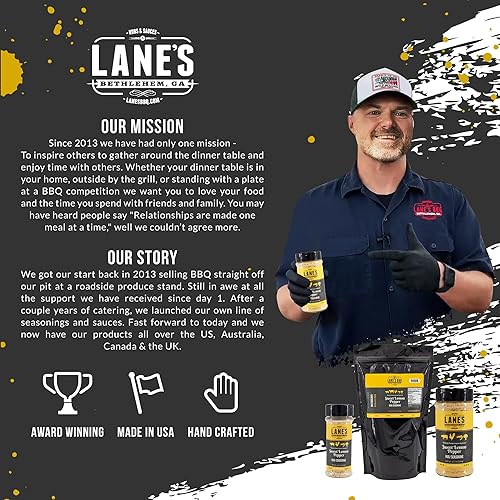 Miniatura 8 de Lane's Condimento dulce de pimienta de limón, mezcla de condimentos de limón totalmente natural con cítricos, pimienta de limón en polvo y miel,
