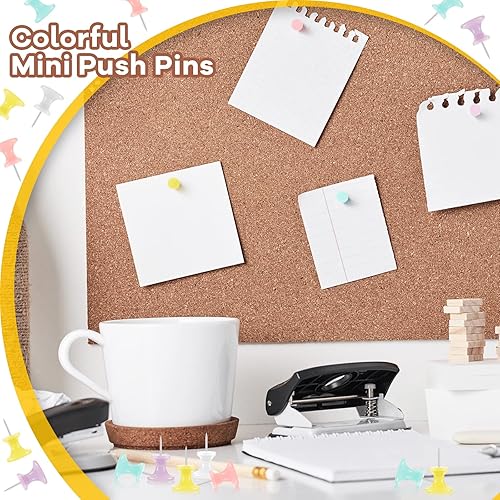 Miniatura 5 de 60 pines gigantes para pulgar, tachuelas grandes, clavijas gigantes, puntas de acero, cabezales de plástico de 1 pulgada, pasadores de marcado para