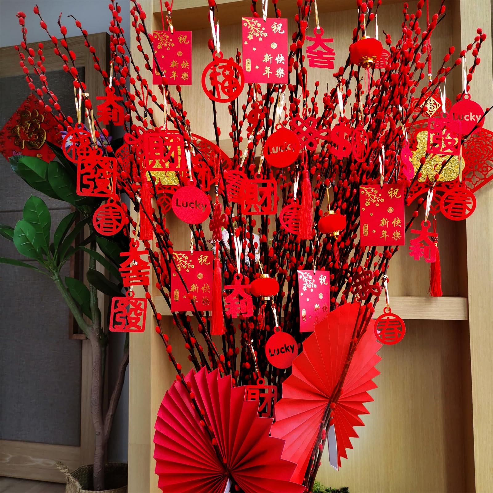 Lot De 10 Pendentifs Pour Le Nouvel An Chinois : 2026, Année Du Cheval