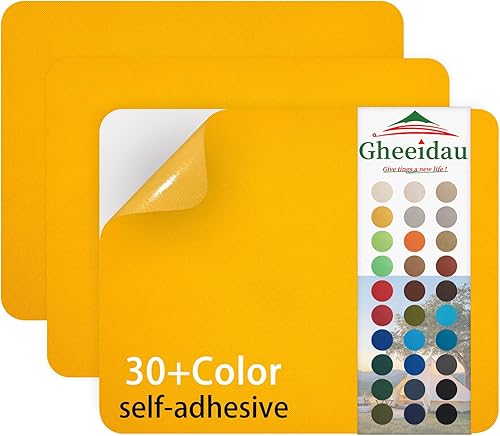 Miniatura 27 de Parche de Reparación de Lona 9×11 Pulgadas 3 Piezas Impermeable Autoadhesivo Parche de Reparación de Tela para Tiendas de Campaña, Cubierta de Gris