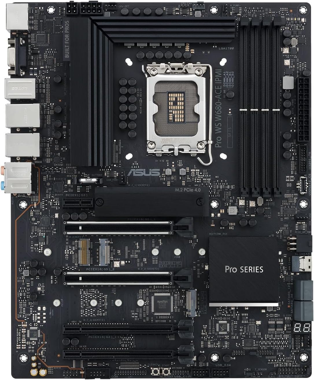 Pro WS W680-ACE IPMI Scheda madre Intel W680 LGA 1700 ATX - Scheda madre - Immagine 1