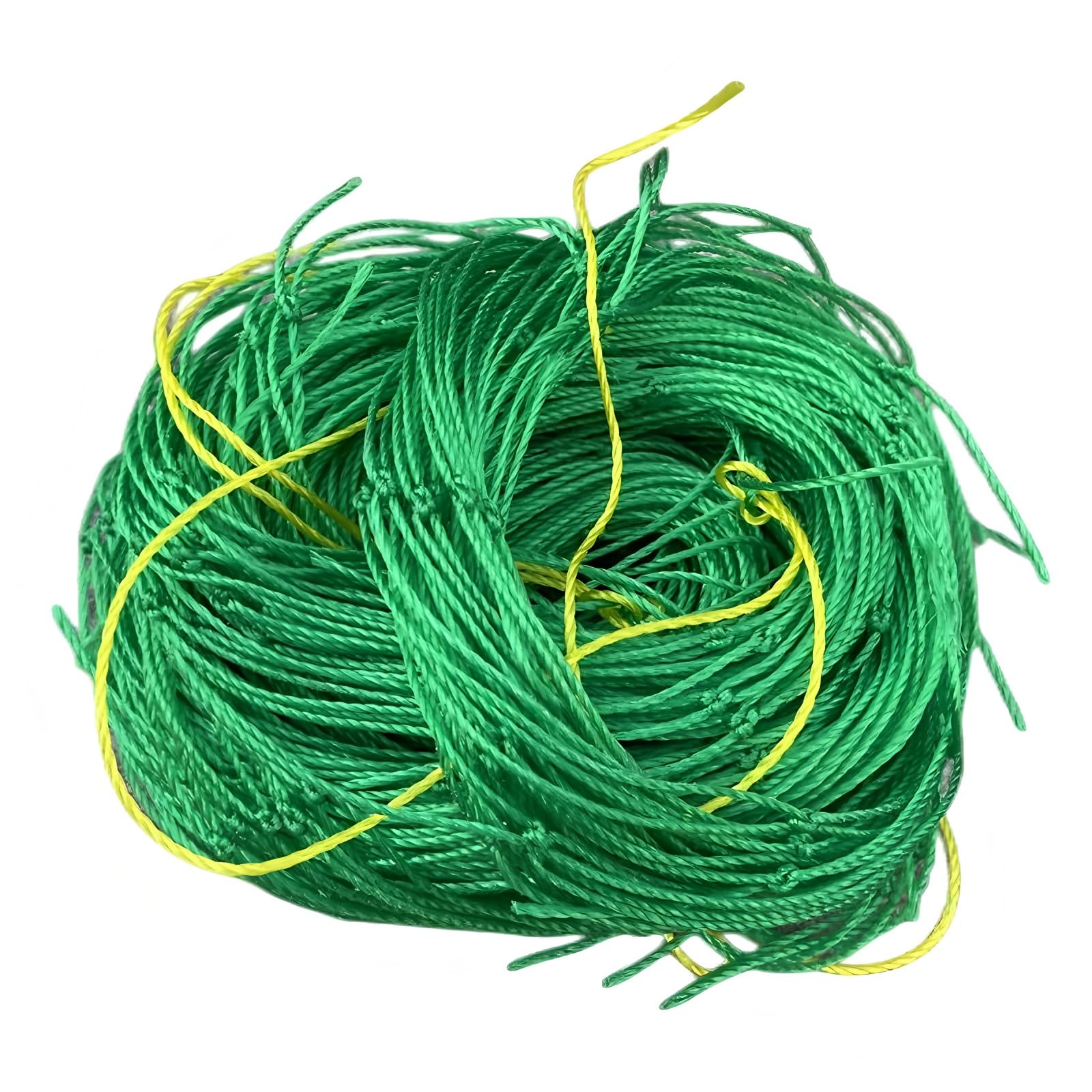 Plant Support Netting 1.8m x 2.7m, Heavy Duty Nylon Pea Netting for Garden, Large Mesh Trellis Net for Climbing Plants, Cucumbers, Tomatoes, Beans and Vegetables, Green