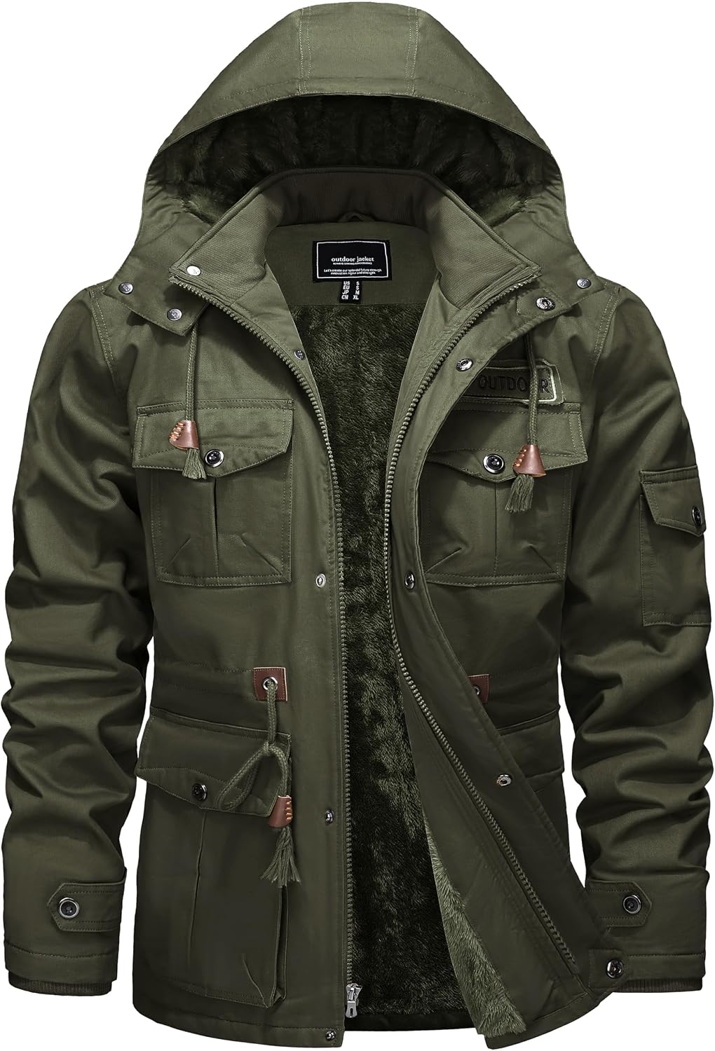 Manteau Imperméable Homme Weatherproof - Taille L USA - Vert Armée - Neuf Avec étiquettes