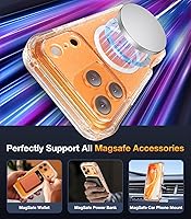 Vista 502 de Diaclara - Funda diseñada para iPhone 15 Plus de 6.7 pulgadas, transparente, cuerpo completo, con protector de pantalla, resistente de protección