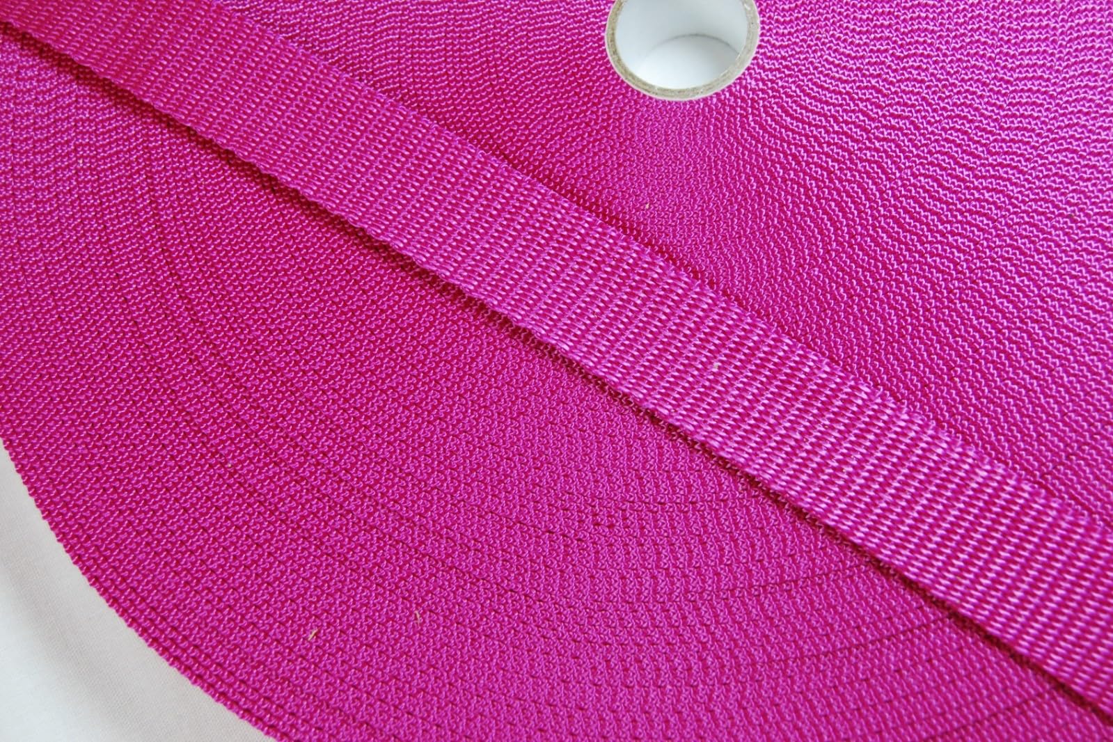 celloexpress Polypropylene Webbing Strapping - Strap Tape Bag Tote Handle - Cerise 25mm (1 inch), 5m (500cm) โ image 1