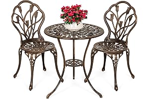 Best Choice Products Outdoor Garden Tables with Antique Finish