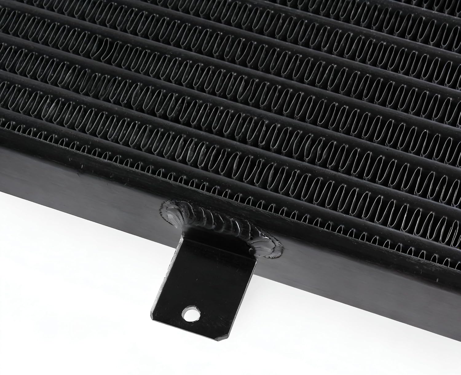 Black High-Flow HFMIC Aluminum Powder-Coated Compatible with 2006-2012 Mini Cooper S R56 R57 1.6L Inlet/Outlet 2"