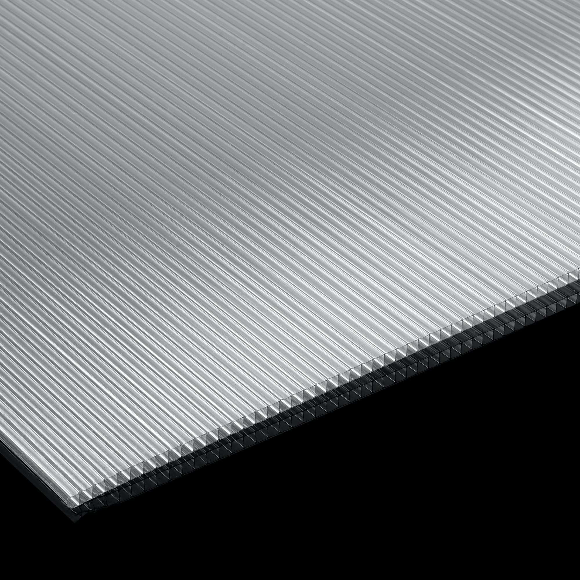 Zelsius Hohlkammerstegplatten Set 42-teilig | 6 mm Gewächshausplatte | Ersatzplatten für Gewächshaus, Garten Treibhaus