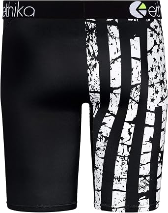 Ethika Men's Staple Boxer Brief, 4-Way Stretch with Signature Waistband, No