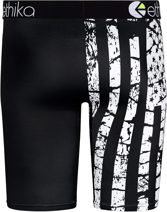 Ethika Men's Staple Boxer Brief, 4-Way Stretch with Signature Waistband, No