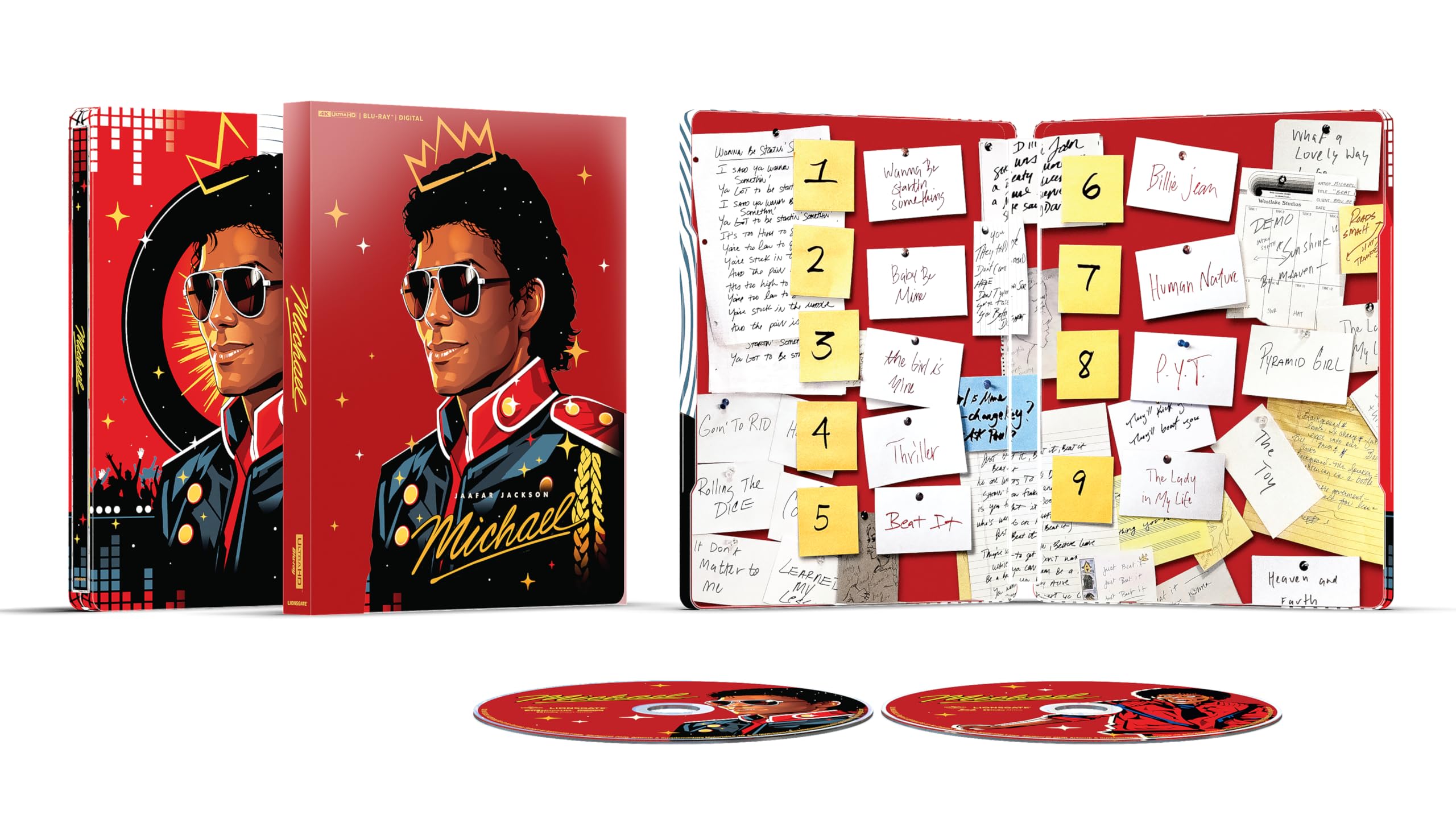 MICHAEL (2026) 4K + BLURAY + DIGITAL STEELBOOK AMAZON EXCLUSIVE
