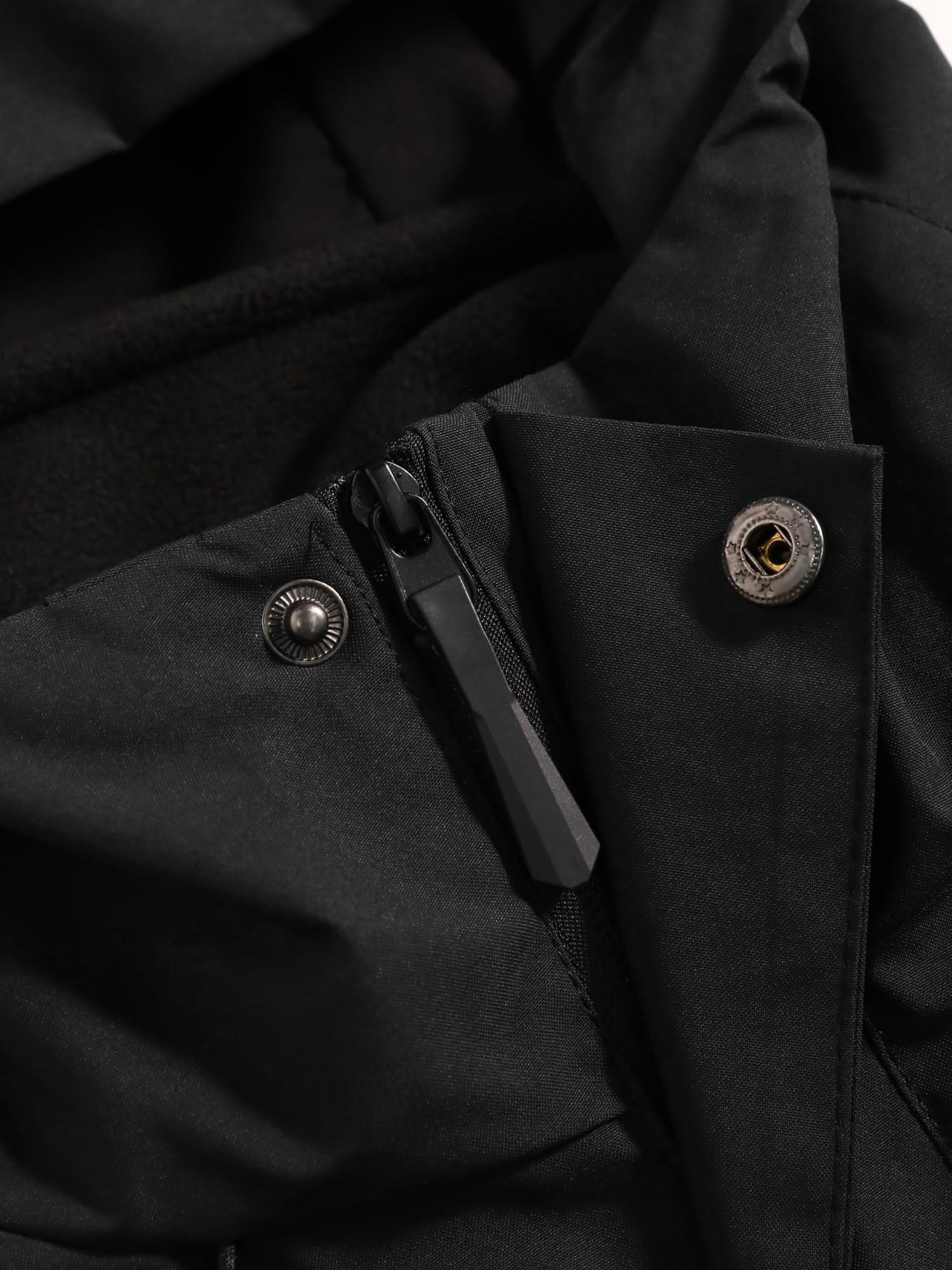 YOUTHUP Herren 3in1 Jacket Wasserdicht Winterjacke mit Warme Fleece | Flauschfutter spendet Wärme atmungsaktive Außenhülle schützt vor Wind und Regen Reißverschlusstaschen sichern Wertsachen