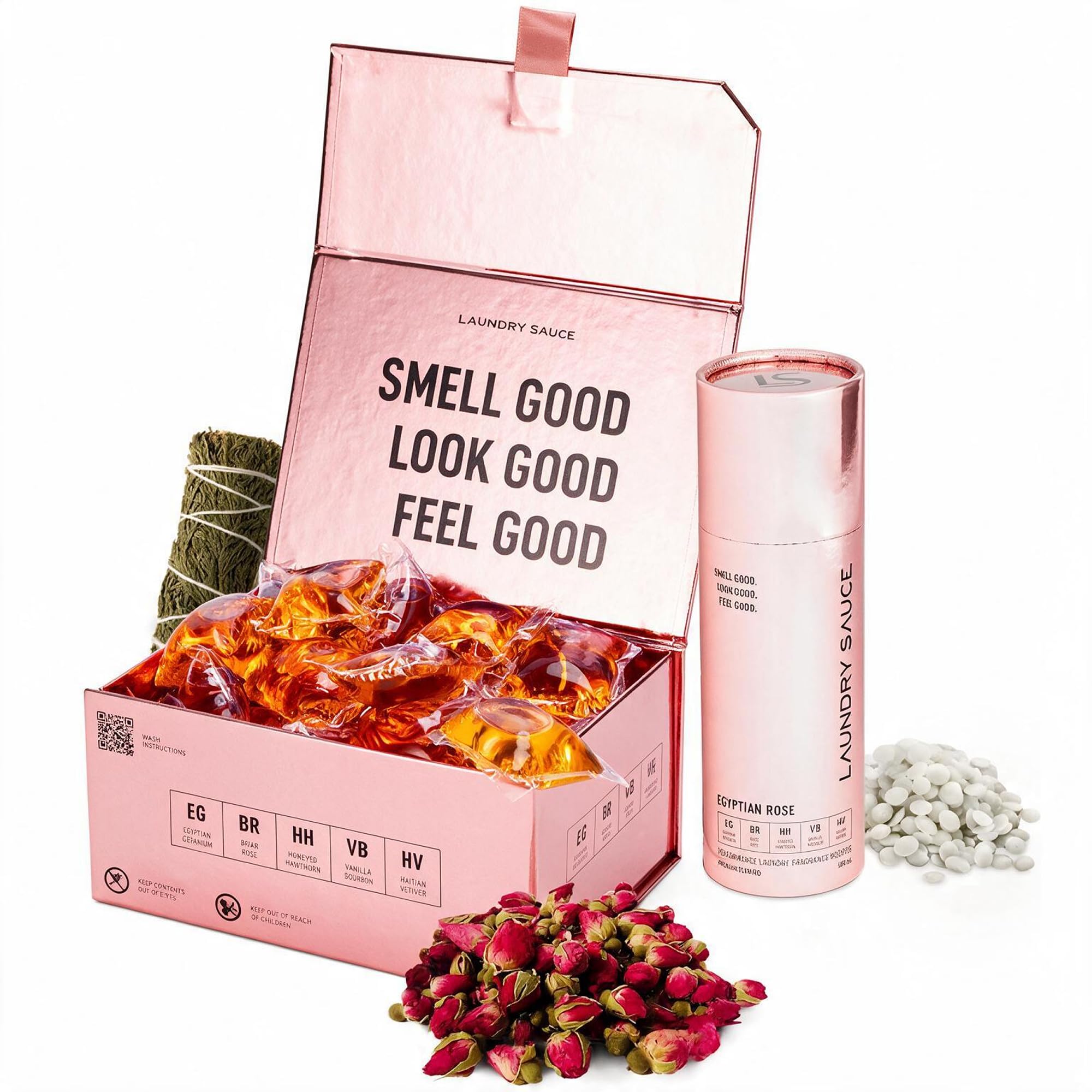 Bundle Laundry Pods (30ct) and Scent Booster (11 OZ) - Egyptian Rose