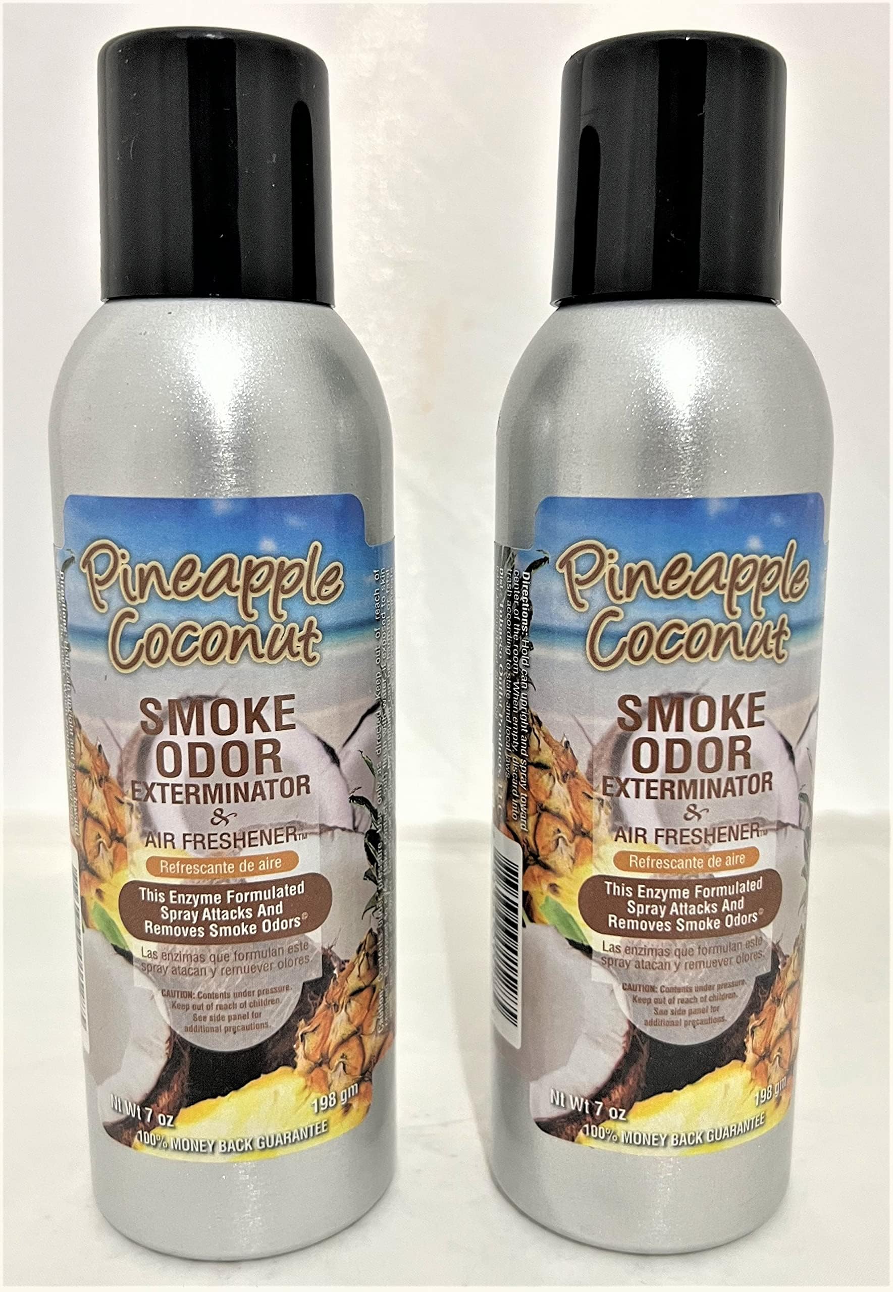 Smoke Odor Exterminator 7oz Large Spray - Pineapple Coconut (Pack of 2)
