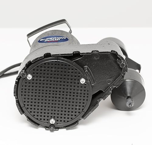 Vista 11 de Bomba para sumidero Superior Pump 1/3 HP de hierro fundido, descarga lateral con interruptor flotador vertical, 92341