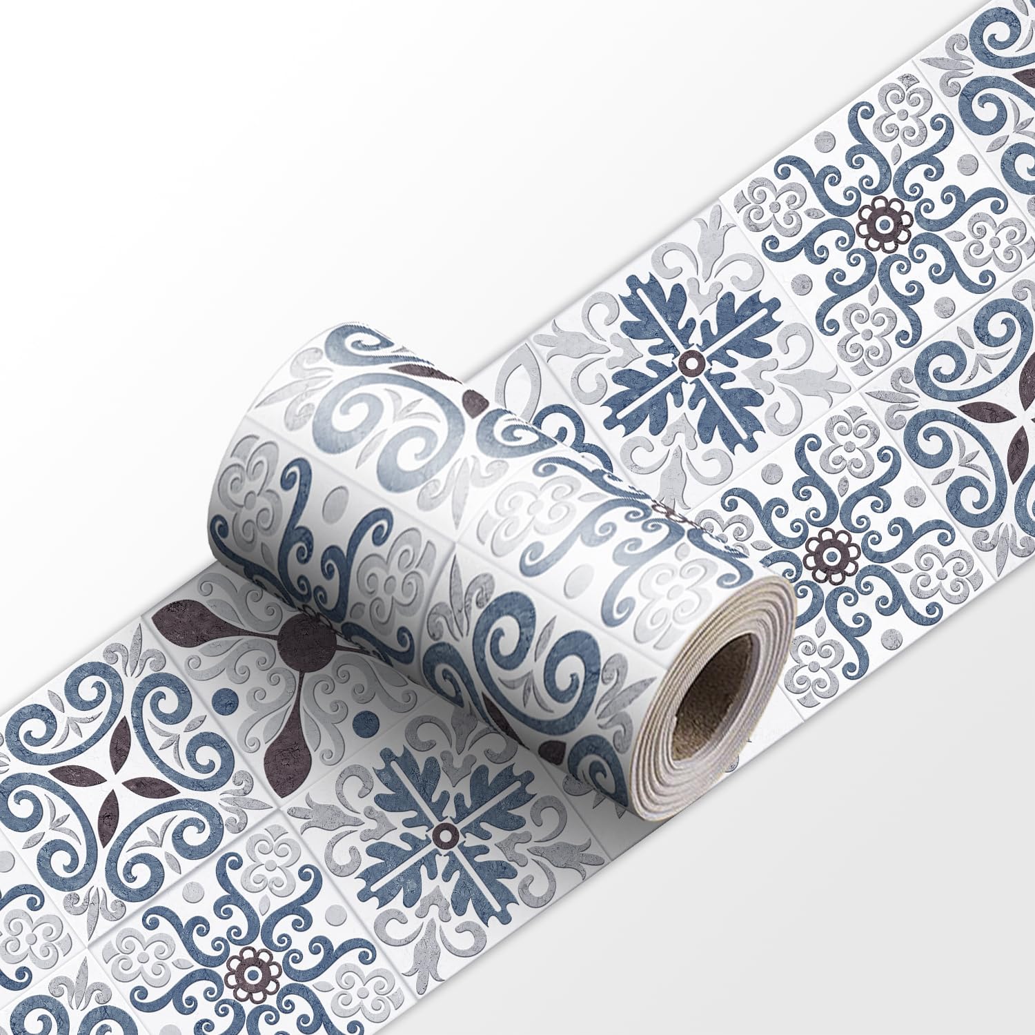 VisitRyl Wallpaper Border Self Adhesive Wall Tiles Decorative, Peel and Stick Wall Border Bathroom Stickers YX-179 20 * 240cm