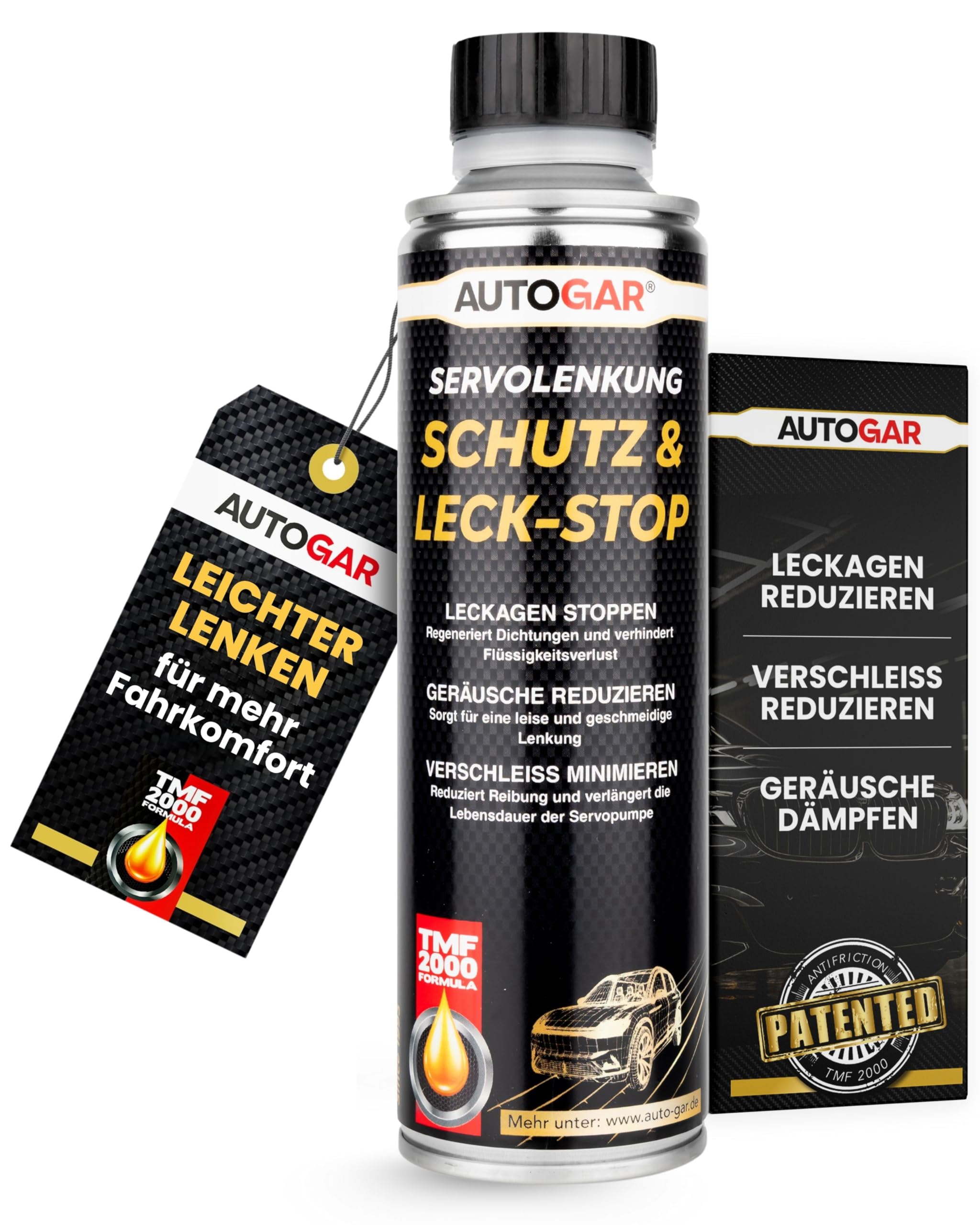 Servolenkung Schutz & Leck-Stop 250 ml I Additiv gegen Ölverlust & Lenkgeräusche I Dichtet Leckagen, schützt die Servopumpe & sorgt für sanftes Lenkverhalten