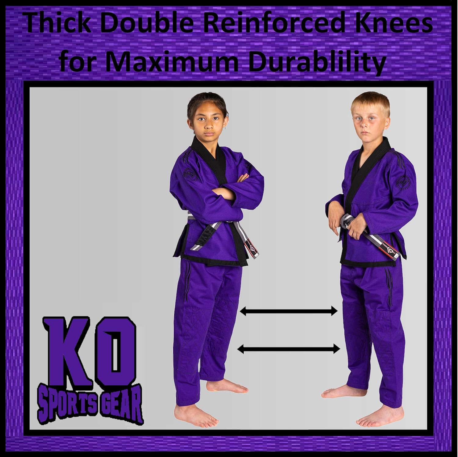 – Kids Gi Uniform Set, BJJ Jiu Jitsu Gi, Kimono and Pants, Pre-Shrunk - Image 5