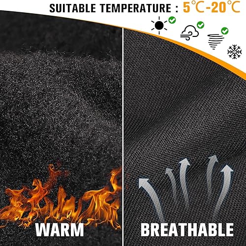 Miniatura 2 de Guantes de invierno para hombres y mujeres resistentes al viento, ligeros, antideslizantes, pantalla táctil, guantes deportivos para correr,