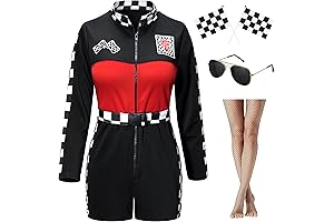 Women's Race Car Driver Jumpsuit Costume