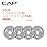 CAP Barbell Standard 1-Inch Grip Weight Plates 2.5 lbs Gray, Pack (x4) (RWPIS-002.5)