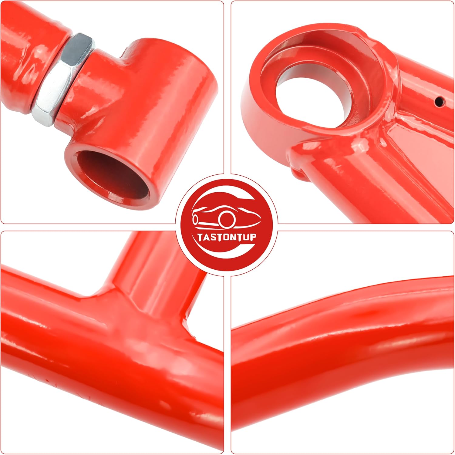 1.5“ High Clearance Front Upper & Lower A-Arms Kit for 2017+ Can-Am Maverick X3 900 / Turbo DS/Turbo XRC/Turbo RR XDS/Max Turbo DS (64" Wide), Red
