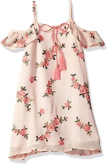 rare editions floral embroidered dress