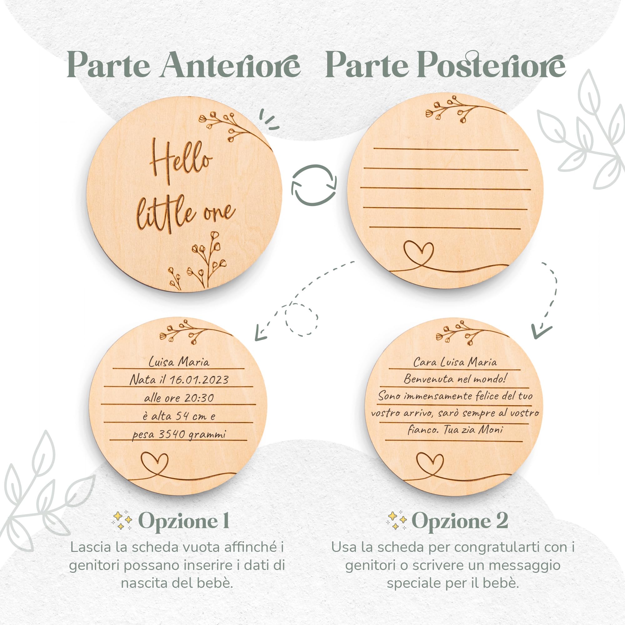 Mikito Set Neonato, Accessori Utili in Cotone Naturale Bio Mussola con Doudou, Massaggia Gengive, Bavaglino neonato. Unisex, Idea regalo maschio o femmina per baby shower, neo genitori