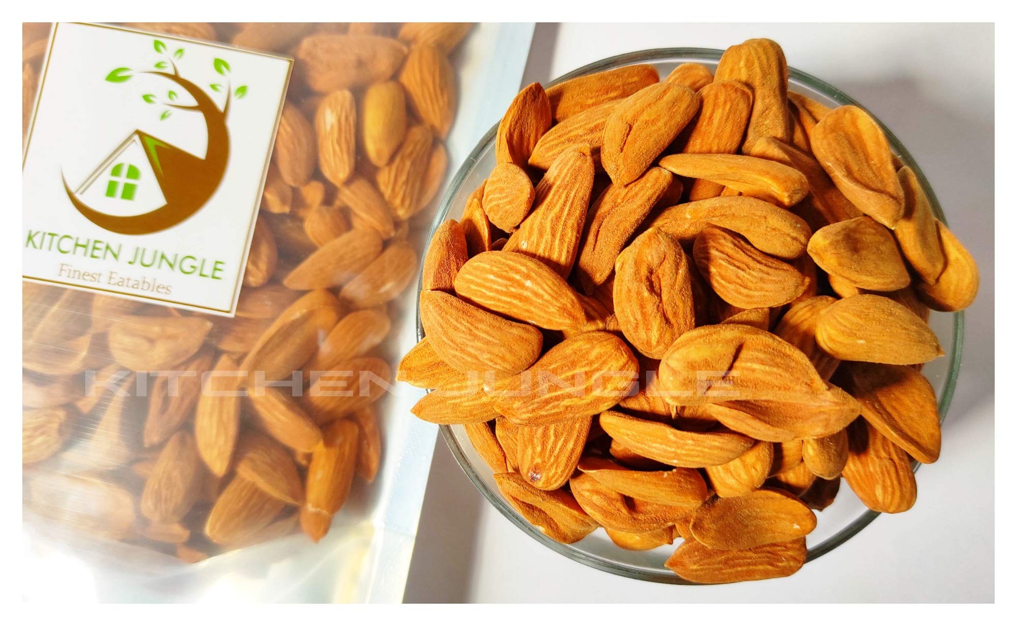 See full amazon price history chart for Kitchen Jungle Mamra Giri Almonds Jumbo/Bold AAAA (Momra Badam) (900 Grams) Kitchen Jungle Mamra Giri Almonds Jumbo/Bold AAAA (Momra Badam) (900 Grams) (B08KJDFLPF) Amazon Price History, Amazon Price Tracker