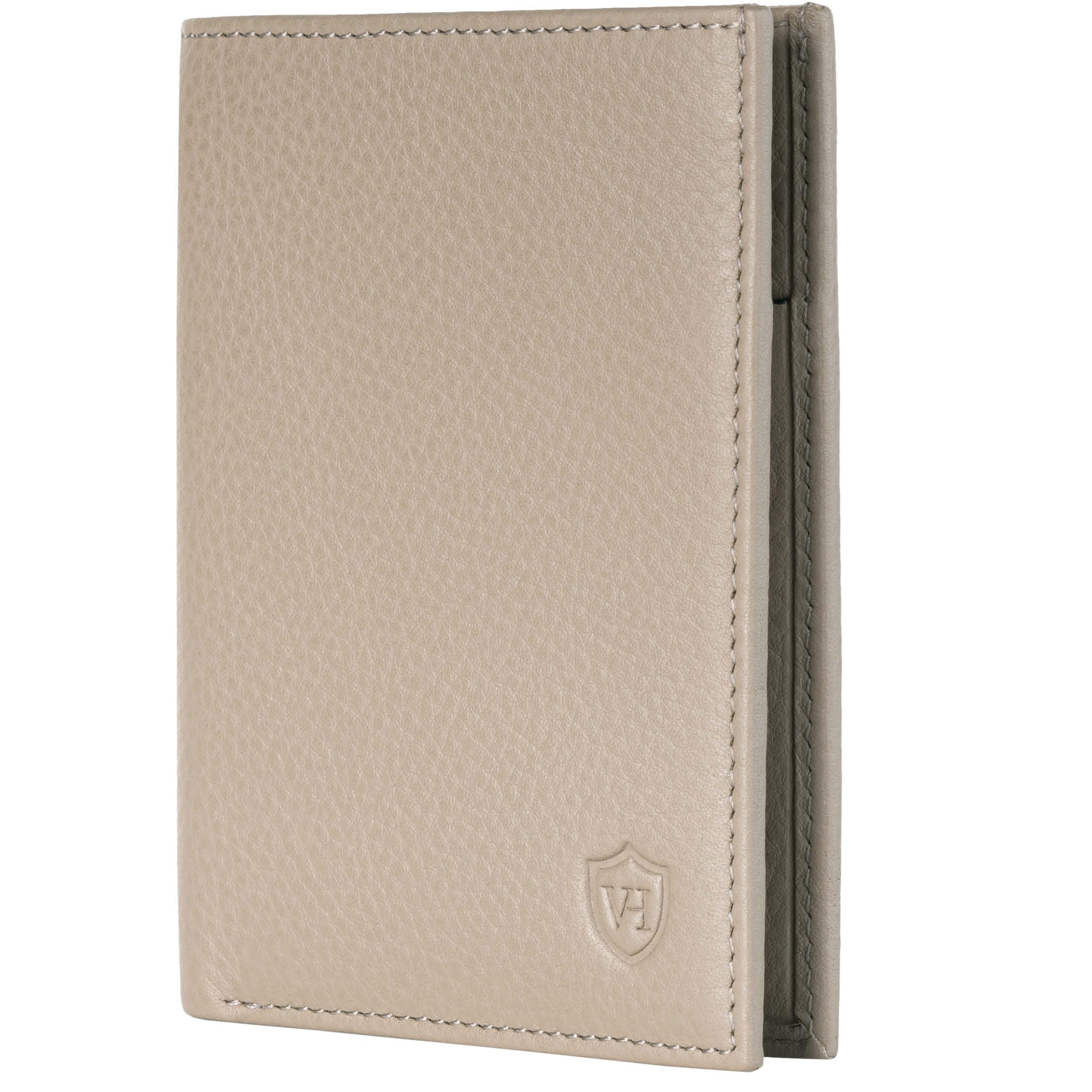 VON HEESEN Leder Geldbörse Herren mit Münzfach & RFID Schutz I Echtleder Geldbeutel für Männer & Damen I Portemonnaie Brieftasche Wallet Portmonee