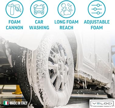 MTM Hydro PF22 Wide Mouth Snow Foam Cannon with 16 oz Car Wash Soap