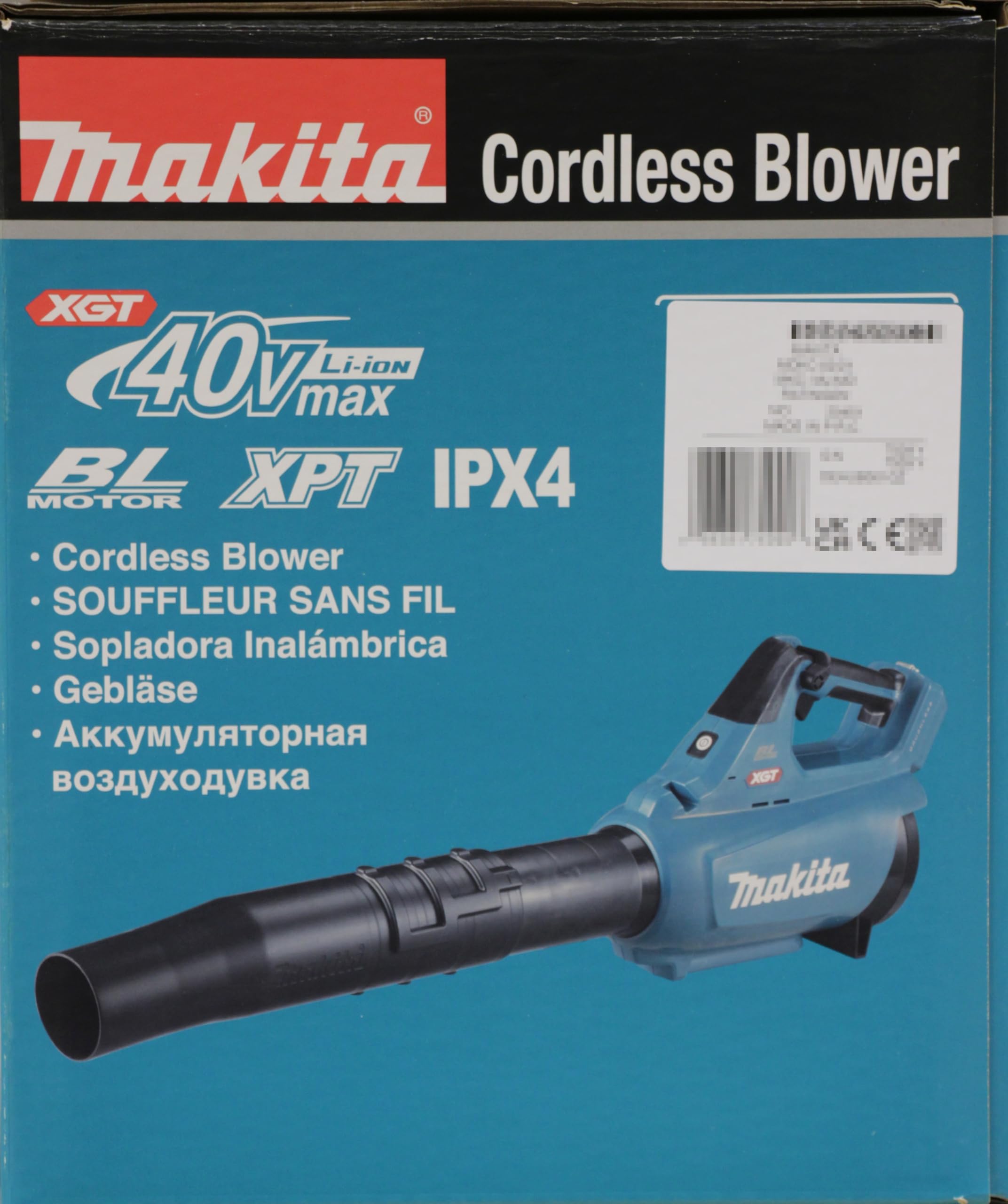 Soplador a batería 40Vmax XGT BL Marca Makita