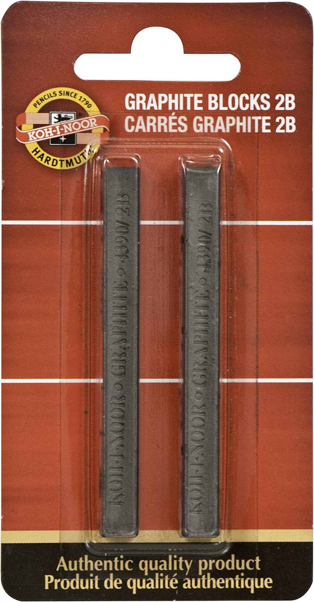 Koh-I-Noor GRAPHITE BLOCKS 2B 2/CD