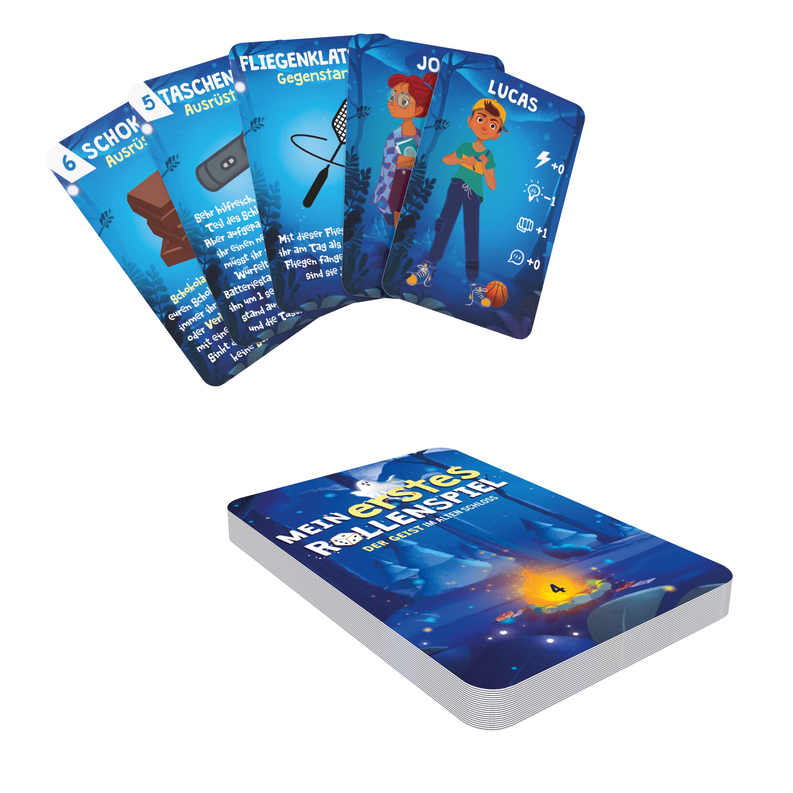 404 Editions, Mein erstes Rollenspiel: Der Geist im Alten Schloss, Kinderspiel, Rollenspiel, 2-4 Spieler, Ab 8+ Jahren, 90+ Minuten, Deutsch