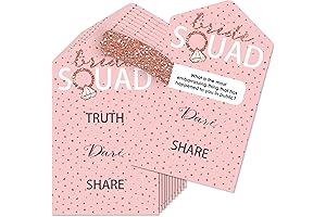 Bride Squad Bridal Shower or Bachelorette Party Game Pickle Cards - Truth,...