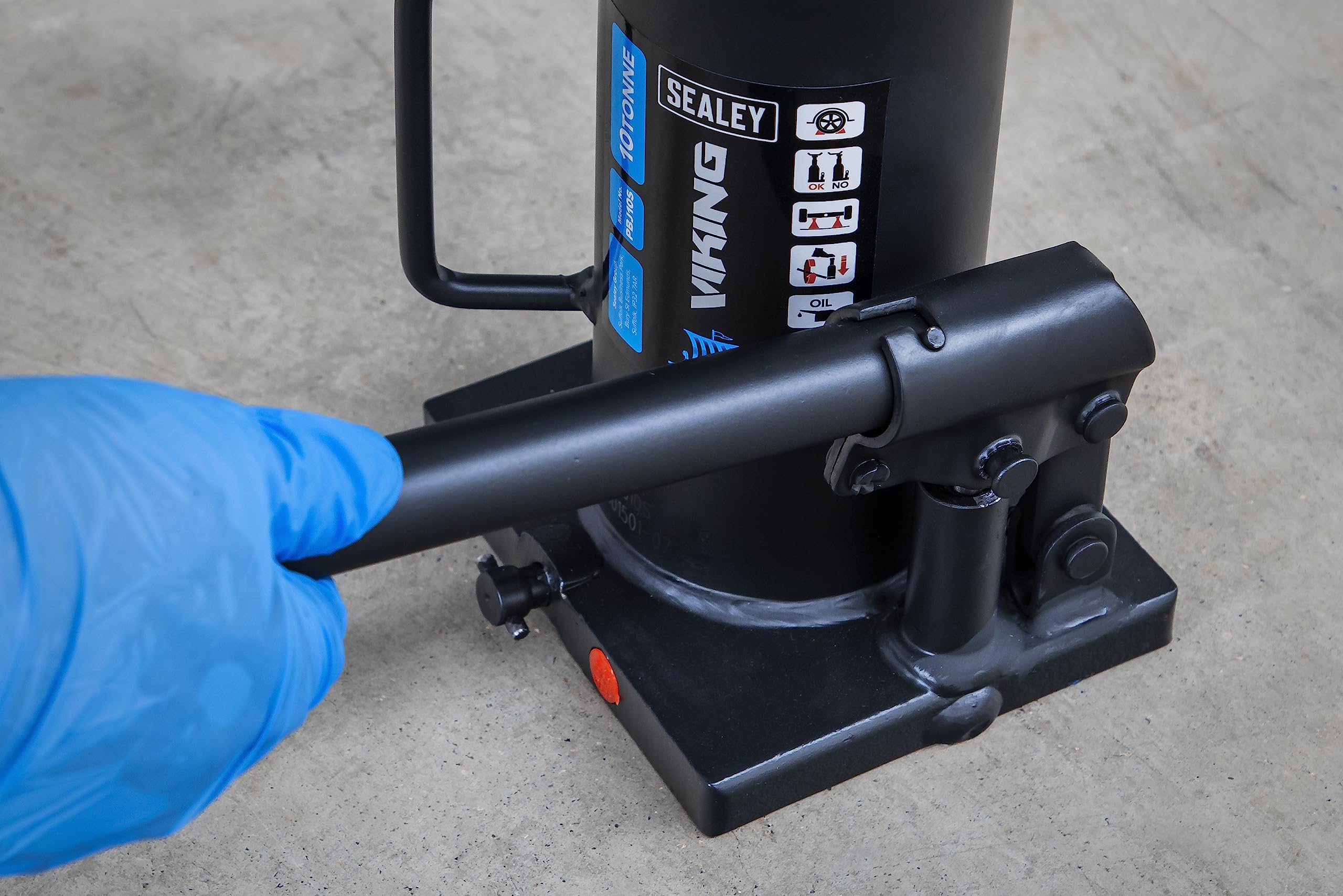 Sealey Bottle Jack, 10 Tonne - PBJ10S - Image 3