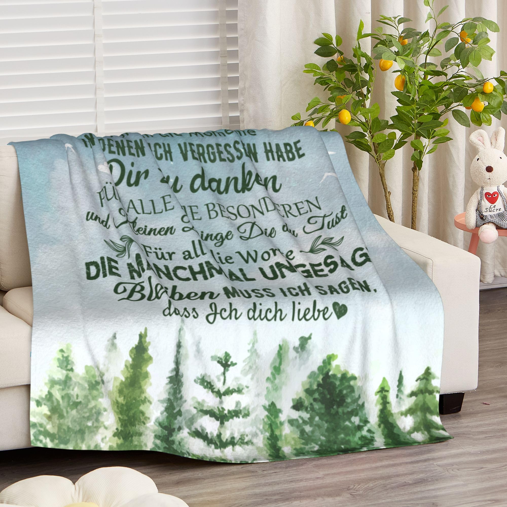 Überwurfdecke Für Opa, 152x128 Cm – Superweich, Persönliches Geschenk Zu Vatertag & Weihnachten