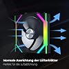 Lian Li UNI FAN REVERSE SL WIRELESS 3x120mm RGB Case Fan Black