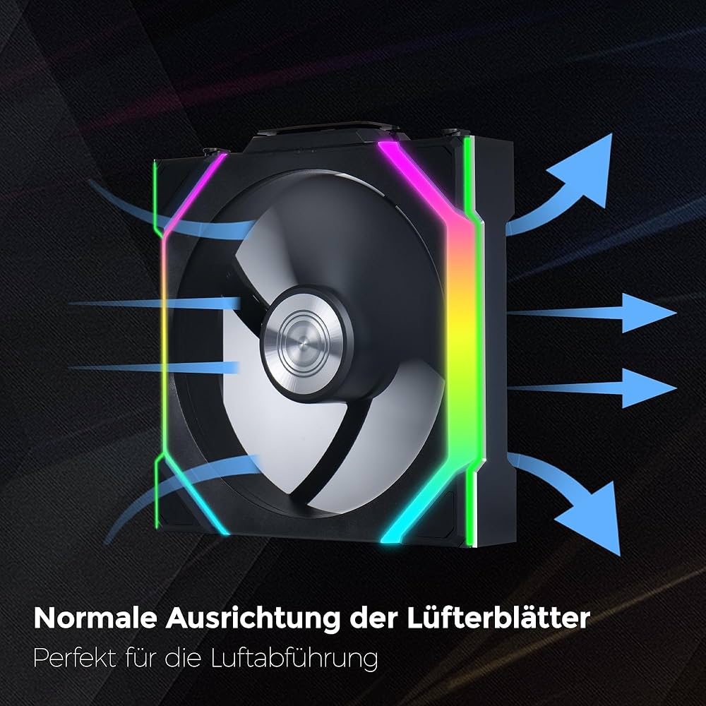 Amazon | LIANLI 120mm ARGBファン UNI FAN SL Wireless 120 BK