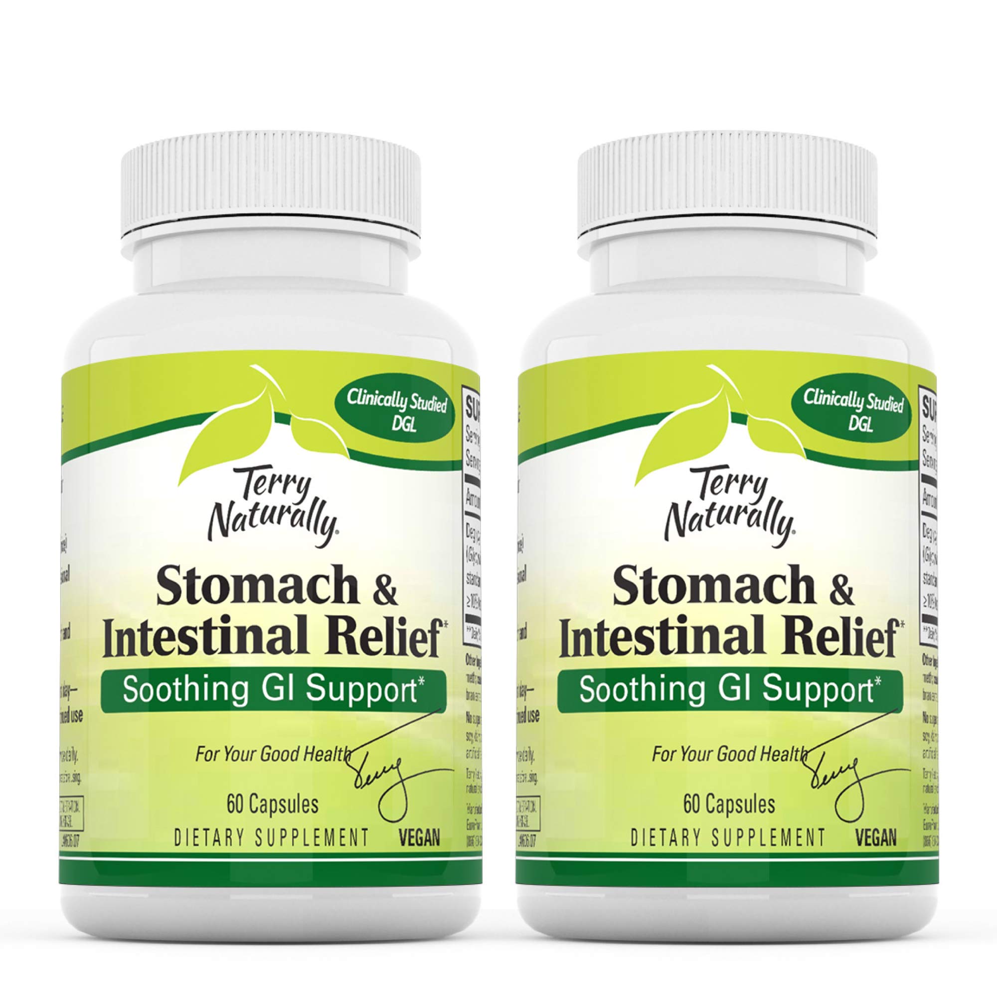 Terry Naturally Stomach Intestinal Relief (2 Pack) 75 mg Licorice 3.5