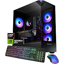 iBUYPOWER Element Gaming PC Desktop Computer AMD Ryzen 7 7800X3D CPU, NVIDIA GeForce RTX 5060Ti 16GB GPU, 32GB DDR5 5200MHz RAM, 1TB NVMe SSD, Windows 11 Home, Gamer Keyboard and Mouse - EBA7N56T02