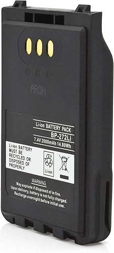Miniatura 3 de ExpertPower Batería de iones de litio de 7.4V 2000mAh para Icom BP-271 BP-272  Compatible con IC-31A, IC-31E, ID-51A, ID-51E  Ligero recargable de
