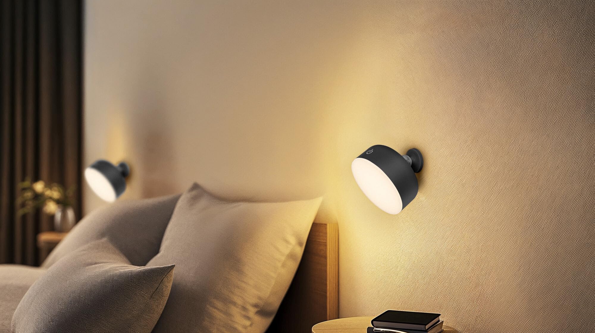 Osram LED-Leuchte mit USB-Akku, 3000 K, Touch-DIM, magnetischer Wandhalterung, als Tischleuchte, Klemmleuchte oder Nachtlicht flexibel einsetzbar
