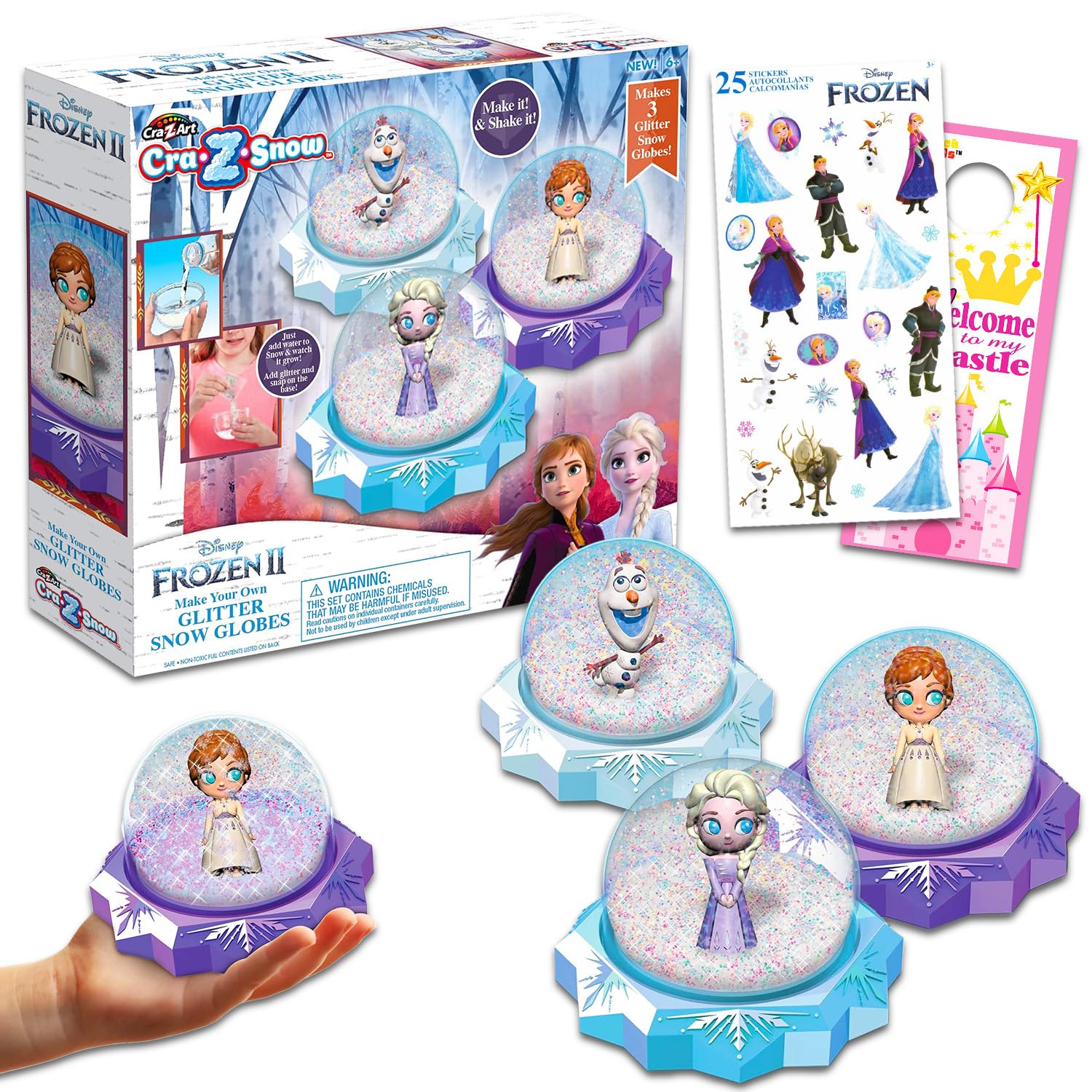 Amazon.com: Disney Frozen II CRA-Z-Snow Make Your Own Glitter Snow