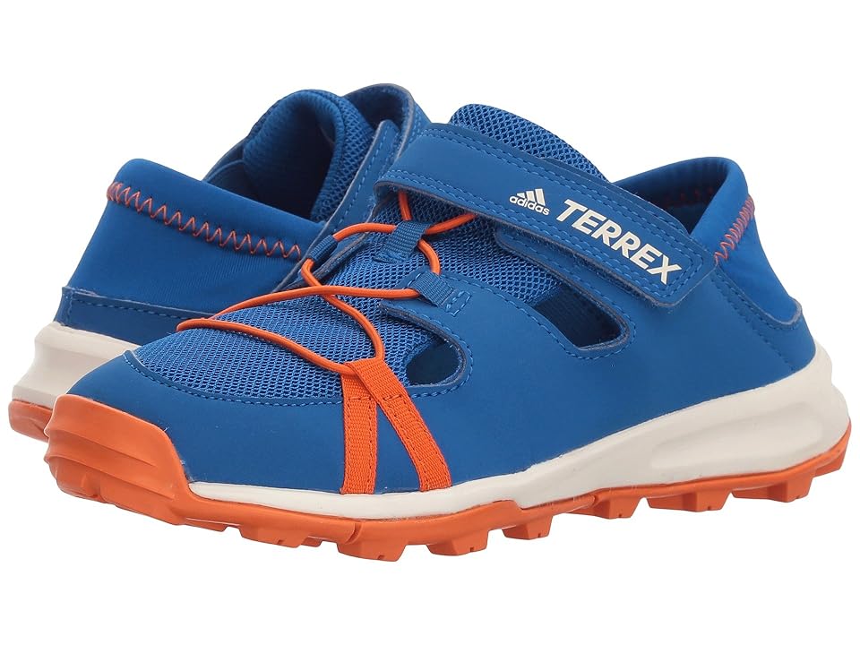 

adidas Outdoor Kids Terrex Tivid Schandal CF (Little Kid/Big Kid) (Blue Beauty/Orange/Chalk White) Boys Shoes