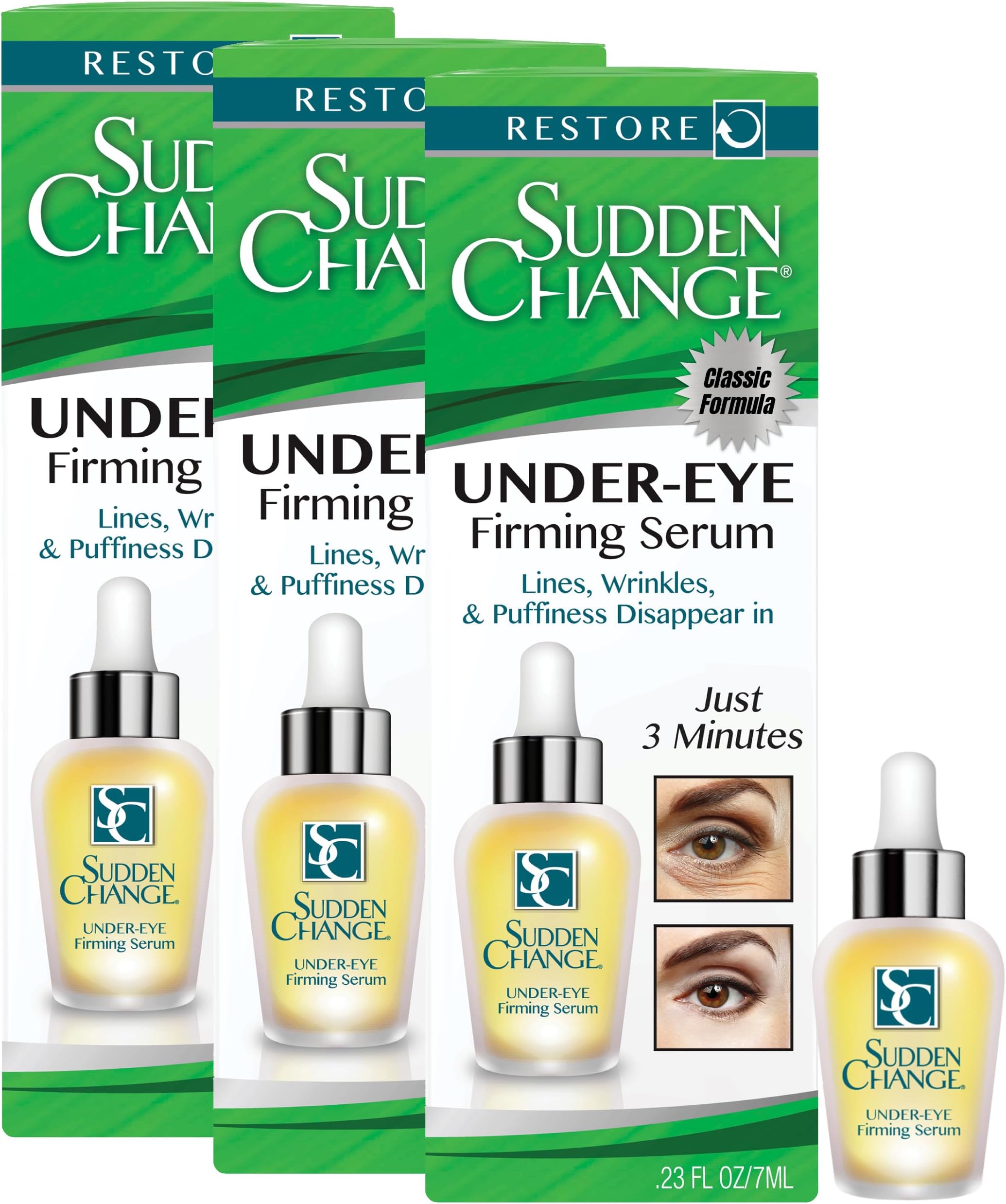 Sudden Change Under-Eye Firm Serum 0.23oz (3 Pack)