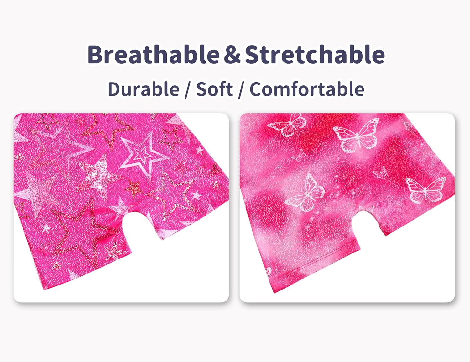 Snowheart Gymnastics Leotards for Girls 2-Pack, Sparkly Toddler Biketards Sleeveless for Tumbling Dance Classes - Image 6