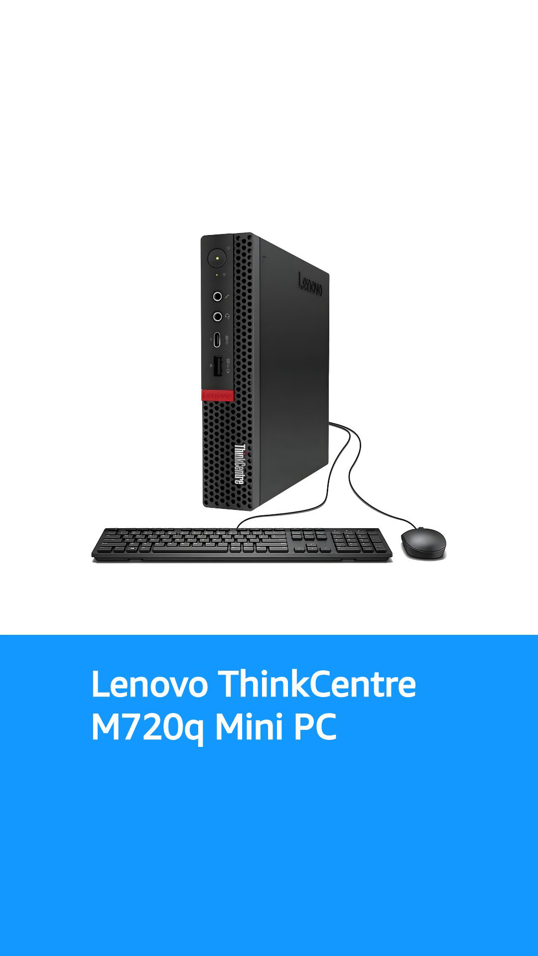 Lenovo ThinkCentre M720q Mini Desktop PC, Intel Core i5-8500T