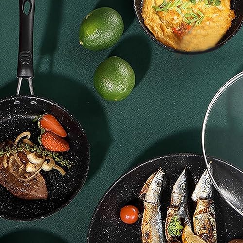 Miniatura 6 de Frying Pan, Stainless Steel Nonstick Frying Pan, Easy to Clean Safe Healthy Fry Pan, Fast Conduction Omelette Pan with Ergonomic Handle for All